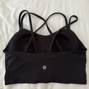 Lululemon Athletica Black Like a Cloud Longline Light Support Bra